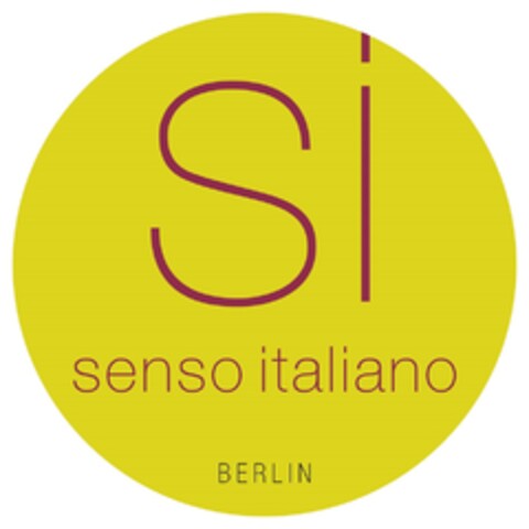 si senso italiano BERLIN Logo (DPMA, 16.09.2015)