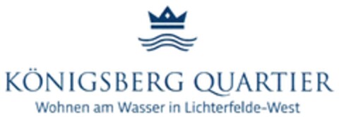 KÖNIGSBERG QUARTIER Wohnen am Wasser in Lichterfelde-West Logo (DPMA, 15.12.2016)