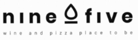 nineOfive wine and pizza place to be Logo (DPMA, 09.11.2018)