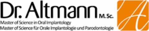 Dr. Altmann M. Sc. Logo (DPMA, 10.06.2021)