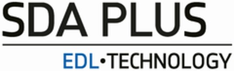 SDA PLUS EDL·TECHNOLOGY Logo (DPMA, 03/09/2021)