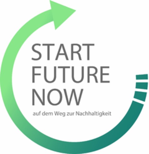 START FUTURE NOW auf dem Weg zur Nachhaltigkeit Logo (DPMA, 18.04.2023)