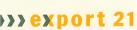 export 21 Logo (DPMA, 12.11.2003)