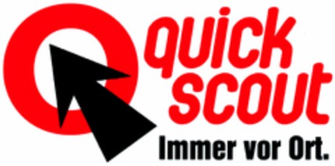 quick scout Immer vor Ort. Logo (DPMA, 05/12/2005)