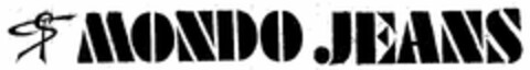 ST MONDO JEANS Logo (DPMA, 07/11/2005)