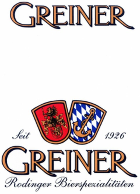 Greiner Rodinger Bierspezialitäten Logo (DPMA, 05/09/2006)
