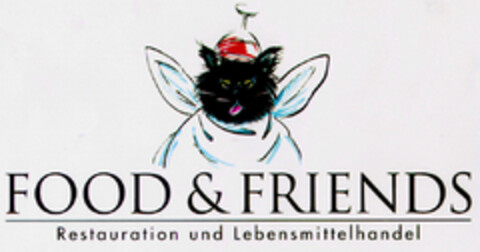 FOOD & FRIENDS Restauration und Lebensmittelhandel Logo (DPMA, 10/16/1995)