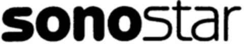 sonostar Logo (DPMA, 10/21/1996)