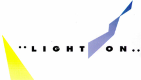 .. LIGHT ON .. Logo (DPMA, 17.04.1997)