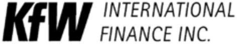 KfW INTERNATIONAL FINANCE INC. Logo (DPMA, 01.10.1998)