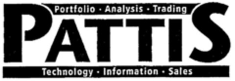 PATTIS Portfolio·Analysis·Trading·Technology·Information·Sales Logo (DPMA, 18.02.1999)