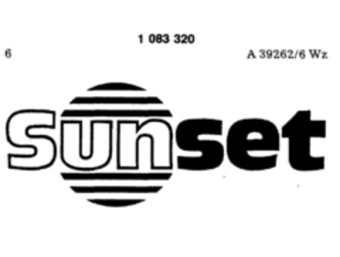 Sunset Logo (DPMA, 19.11.1984)