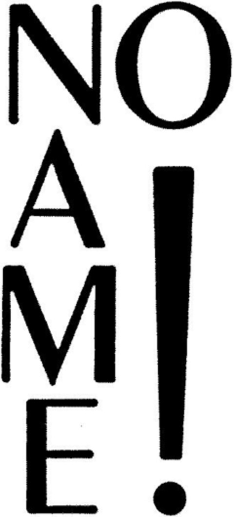 NO NAME! Logo (DPMA, 10.10.1994)