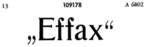 "Effax" Logo (DPMA, 18.03.1908)