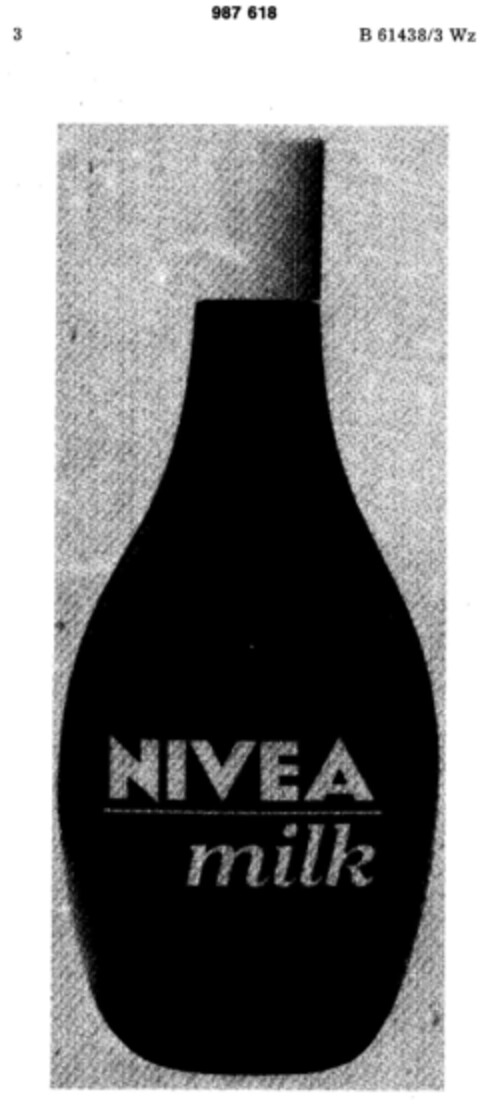 NIVEA milk Logo (DPMA, 11/08/1978)