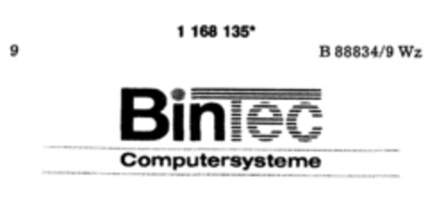 BinTec Computersysteme Logo (DPMA, 12.12.1989)