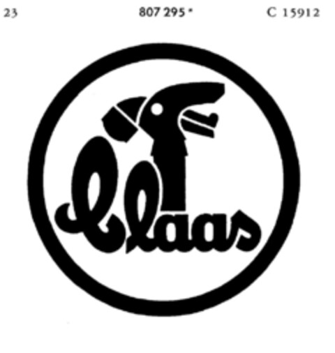 Claas Logo (DPMA, 03/23/1965)