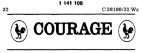 COURAGE Logo (DPMA, 09/10/1988)