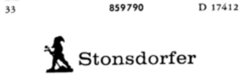 Stonsdorfer Logo (DPMA, 18.08.1964)