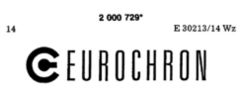 EUROCHRON Logo (DPMA, 13.12.1990)