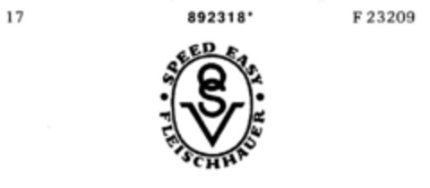 SPEED EASY FLEISCHHAUER Logo (DPMA, 02.02.1972)
