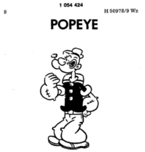POPEYE Logo (DPMA, 21.02.1983)