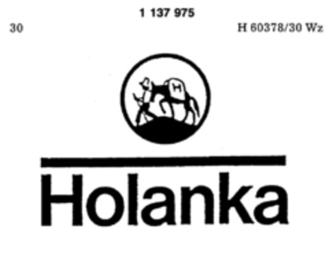 Holanka Logo (DPMA, 13.10.1988)