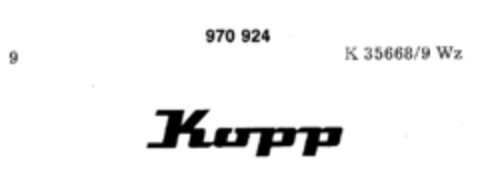 Kopp Logo (DPMA, 19.07.1974)