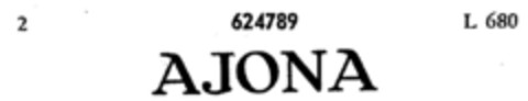 AJONA Logo (DPMA, 06/13/1950)