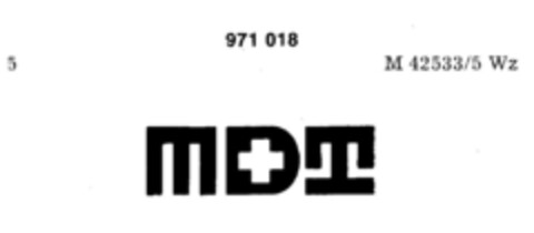 MDT Logo (DPMA, 21.12.1976)