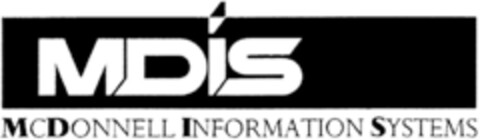 MDIS MCDONNELL INFORMATION SYSTEMS Logo (DPMA, 28.03.1994)