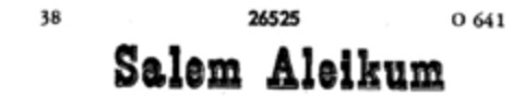 Salem Aleikum Logo (DPMA, 07/03/1897)