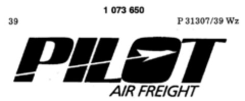 PILOT AIR FREIGHT Logo (DPMA, 03/19/1984)