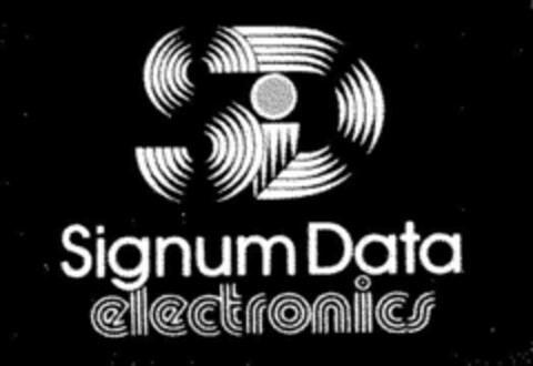 SignumData electronics Logo (DPMA, 12/16/1988)