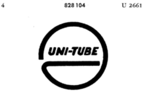 UNI-TUBE Logo (DPMA, 06.04.1966)