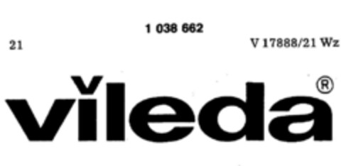 vileda Logo (DPMA, 25.02.1982)