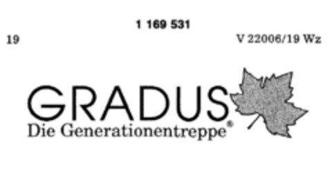 GRADUS Die Generationentreppe Logo (DPMA, 15.03.1990)