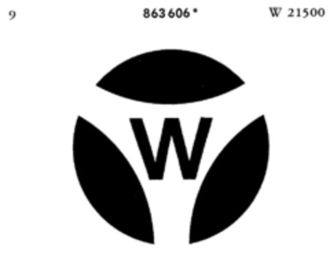 W Logo (DPMA, 04.06.1969)