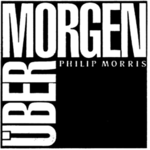 ÜBERMORGEN PHILIP MORRIS Logo (DPMA, 31.07.1990)
