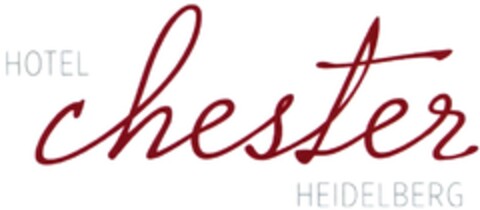 HOTEL chester HEIDELBERG Logo (DPMA, 17.09.2014)