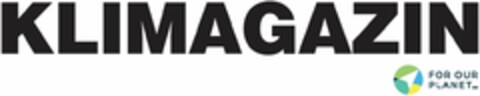KLIMAGAZIN FOR OUR PLANET_ Logo (DPMA, 03/23/2021)
