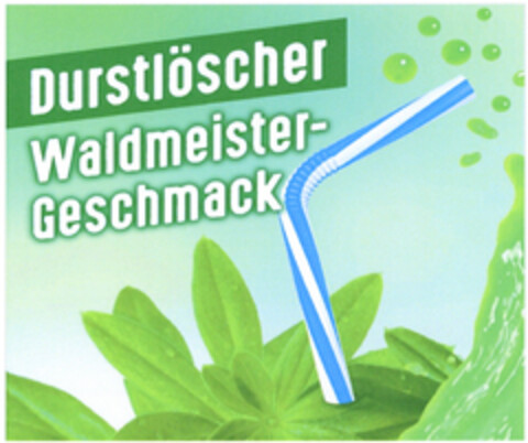 Durstlöscher Waldmeister-Geschmack Logo (DPMA, 02.10.2023)