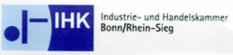 IHK Industrie- und Handelskammer Bonn/Rhein-Sieg Logo (DPMA, 20.02.2002)