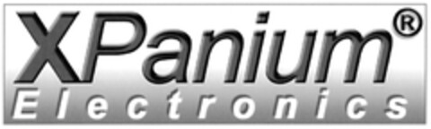 XPanium Electronics Logo (DPMA, 30.04.2003)