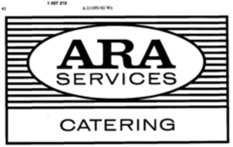 ARA SERVICES CATERING Logo (DPMA, 04/02/1979)