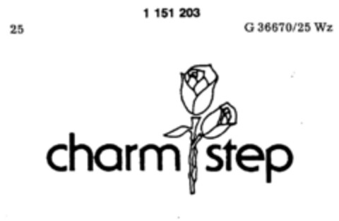 charm step Logo (DPMA, 18.04.1989)