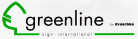 greenline by Kroschke   sign - international Logo (DPMA, 11/21/1991)