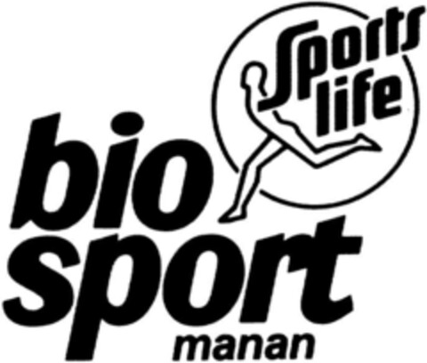 Sports life   bio sport manan Logo (DPMA, 25.01.1986)