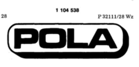 POLA Logo (DPMA, 29.11.1984)