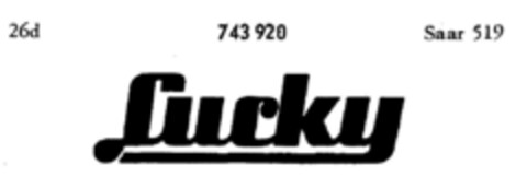 Lucky Logo (DPMA, 19.02.1953)